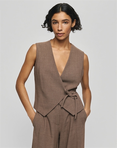 MSCH Copenhagen - MSCHDarina Waistcoat Vest - Mount Trail Melange